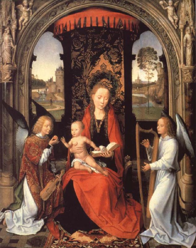 Hans Memling Madonna nad Child with Angels